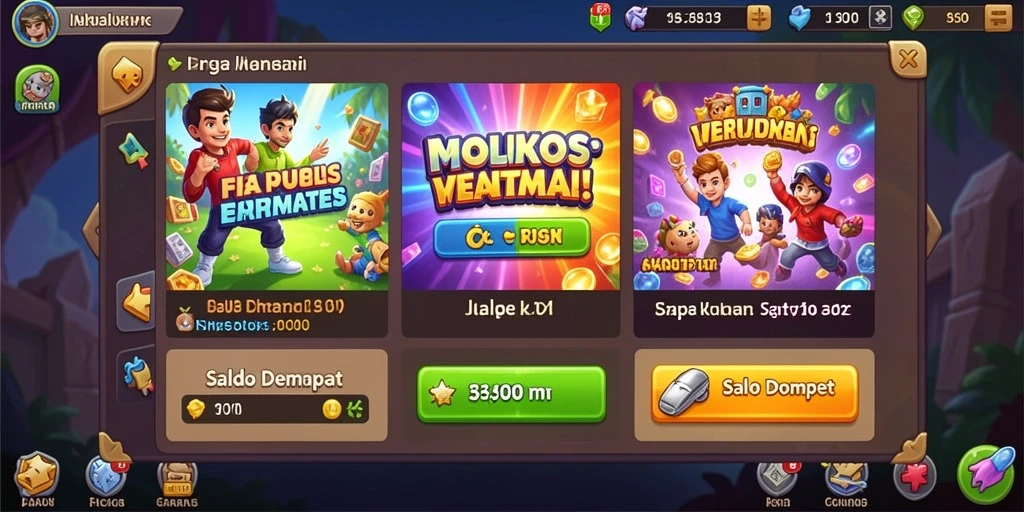 Tampilan antarmuka yang menarik dan mudah digunakan.