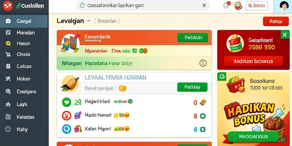 Tampilan antarmuka yang menarik dan mudah digunakan.