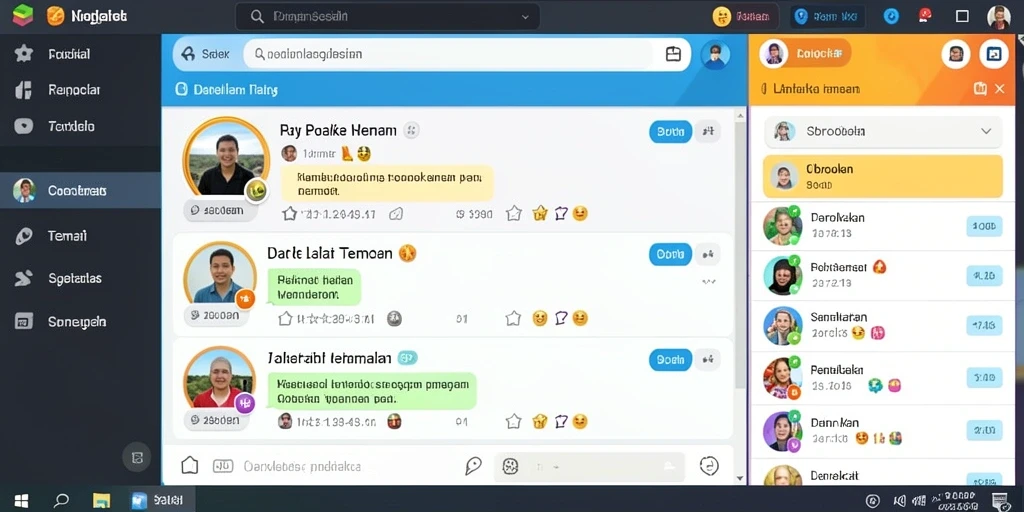 Tampilan antarmuka yang intuitif dan menarik.