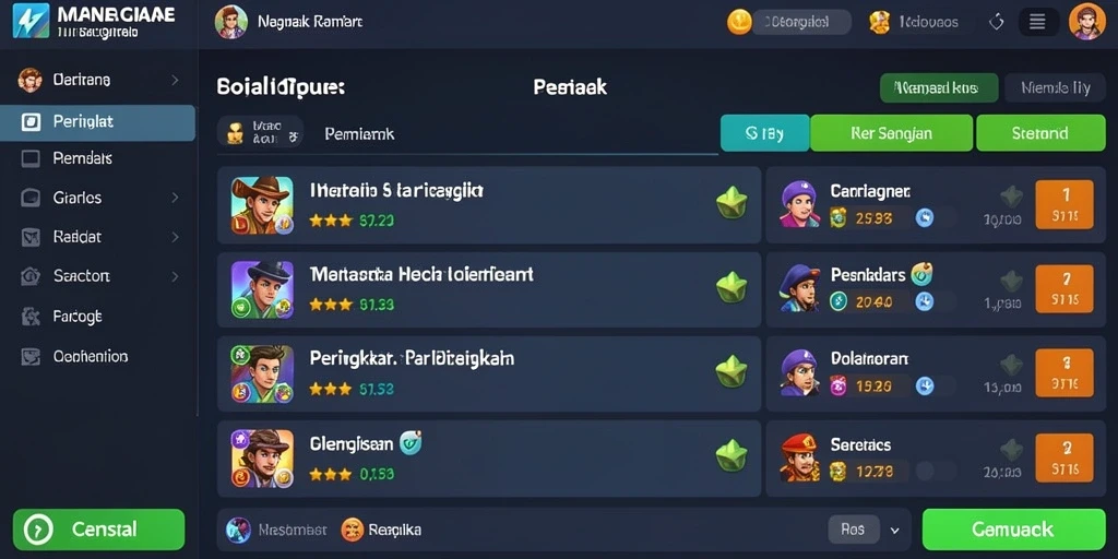 Tampilan antarmuka yang menarik dan mudah digunakan.