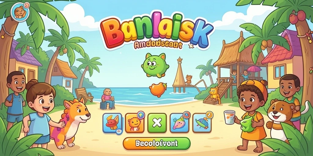 Tampilan antarmuka yang memudahkan navigasi game.