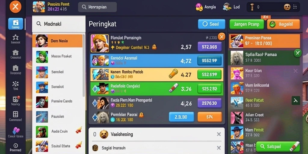 Tampilan antarmuka yang menarik dan mudah digunakan.