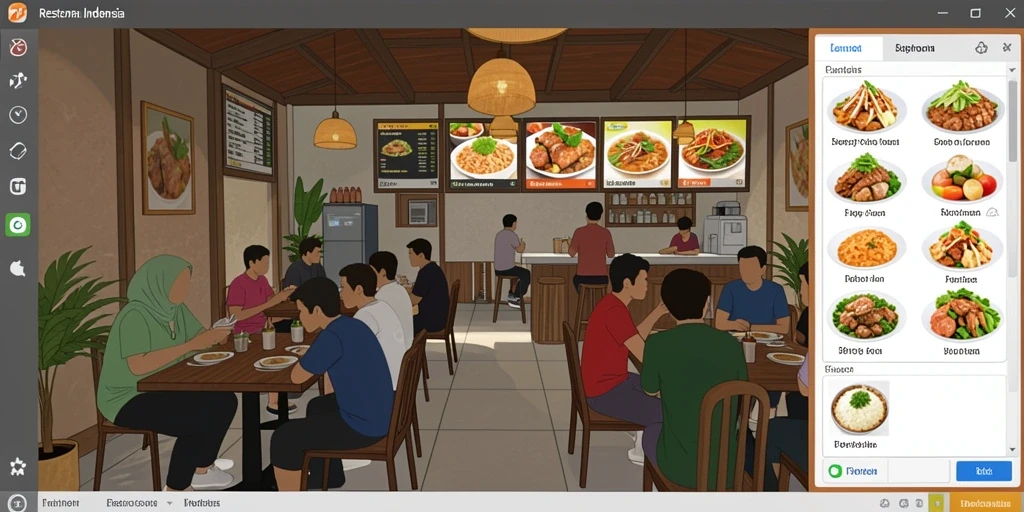 Tampilan antarmuka yang intuitif dan menarik.